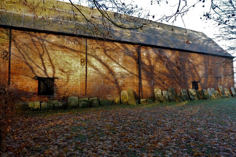 side of church barn 